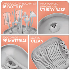 Lulyboo Rotating Access design lets you reach items without hassle.