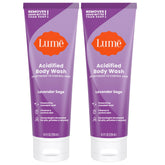 Lume Acidified Body Wash bottle front with Lavender Sage for long-lasting odor control.