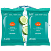 Lume Acidified Deodorant Wipes Cool Cucumber pack front for all-day freshness.