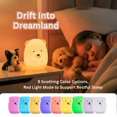 Lumipets Benny Bear USB-C recharge for cordless portability.