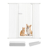 Lumizone extra tall cat gate shows 61.02-inch height, ideal for preventing escapes.