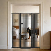 Lumizone extra tall cat gate 61.02 high for secure containment of active cats
