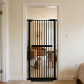 Lumizone extra tall cat gate 61.02 inches keeps cats contained in busy homes.