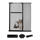 Lumizone extra tall gate, 55.12-inch height, keeps pets contained in doorways.