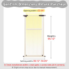 Lumizone pressure-mounted setup in a doorway for quick, wall-friendly installation.