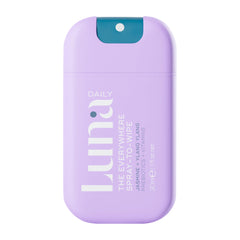 Luna Daily Mini Body Cleansing Spray bottle ready for on-the-go refreshing and balanced skin
