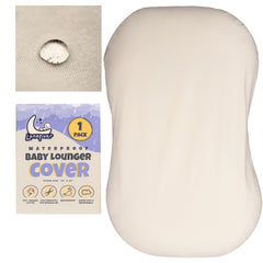 Lunapuer waterproof baby lounger cover close-up protecting against spills