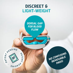 Lunderg Versa Clamp adjustable pressure knob enables a personalized, comfortable fit