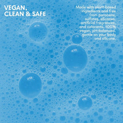 Lunette Cup Cleanser texture close-up emphasizes gentle cleansing for silicone cups.
