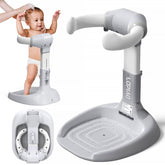 LUOPIAO Baby Shower Stand folded for easy storage and travel.