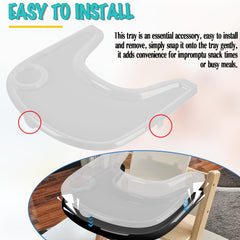 LuQiBabe tray cover smooth surface for Stokke Tripp Trapp improves easy cleaning