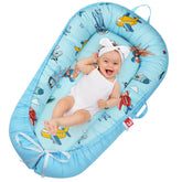Lurui baby lounger with breathable cover for newborn comfort during floor play