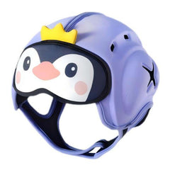 Lurui Penguin helmet front view showing protective design for toddlers during walking practice.