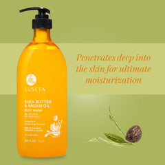 Luseta ingredients highlight shea butter and argan oil for moisturizing benefits