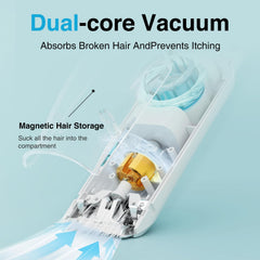 Quiet operation helps keep baby calm during trimming with LUSN clippers.