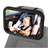 Lusso Gear baby mirror on backseat view for easy monitoring