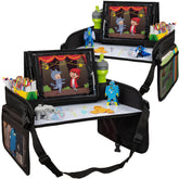 Lusso Gear Kids Lap Desk Tray folded for compact storage during trips