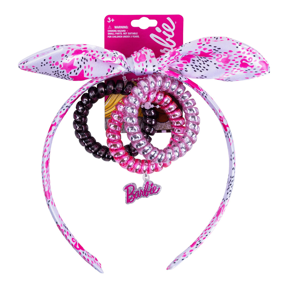 LUV HER Barbie headbands collection shown in soft fabric for gentle all-day wear