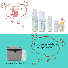 Luxja interior lining shown, leakproof design helps separate bottles.