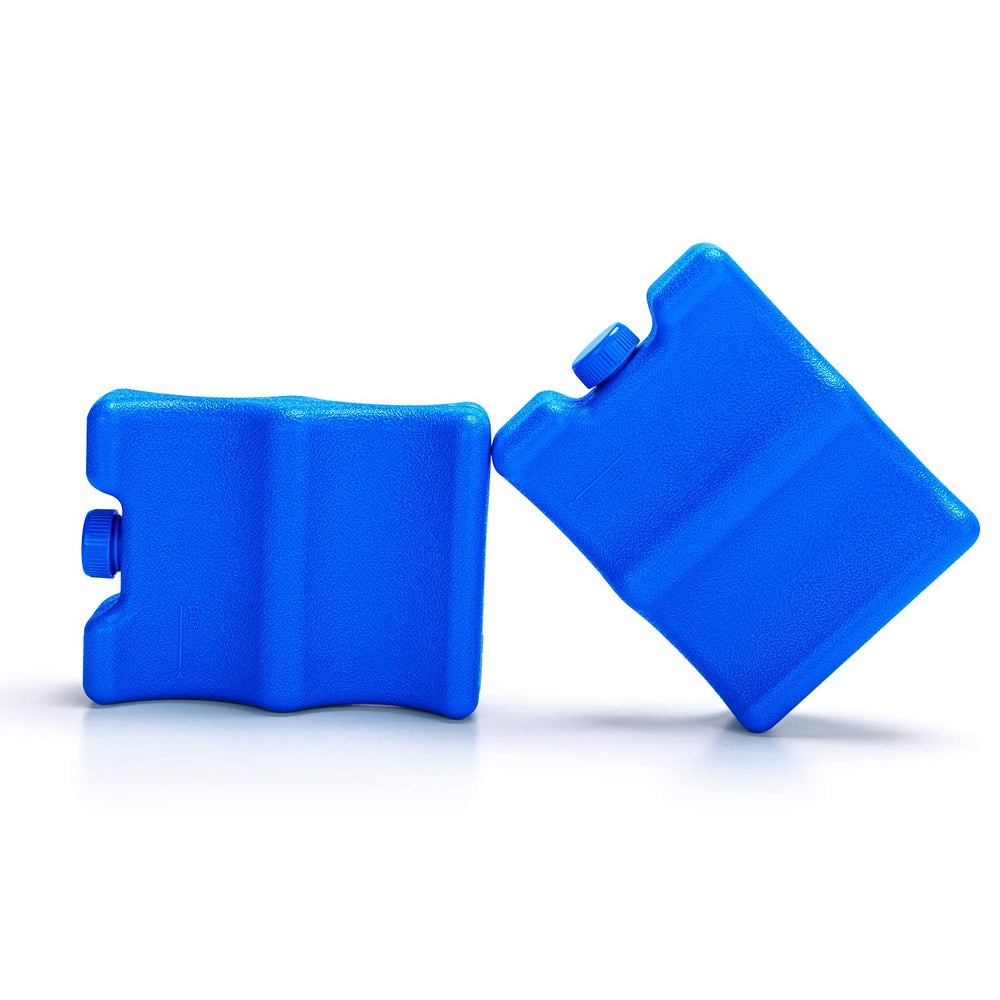 Luxja reusable ice pack for breastmilk storage keeps bottles cold on the go.