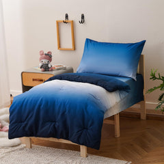 Luxlovery fitted sheet with 8-inch pocket for a snug toddler fit.
