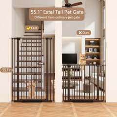 LuxTrsde adjustable width fits many openings from 30.1 to 33.8 inches.
