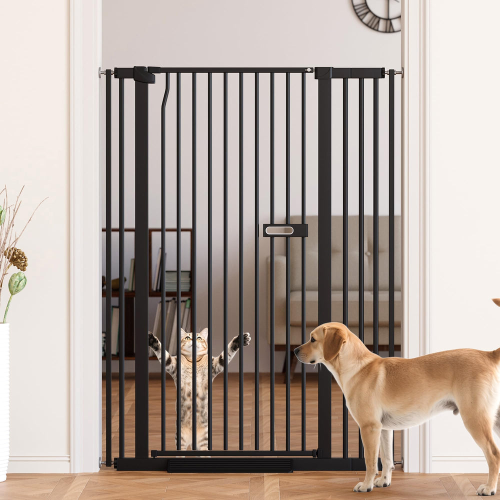 LuxTrsde cat gate 55-1 inch height deters tall pets