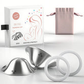 Luxury Little 999 Silver Nursing Cups with breathable design for comfortable wear.