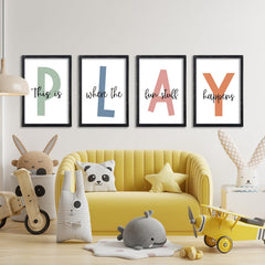 LuZhiQiang wall sign with easy back hook for quick hanging