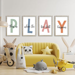 LuZhiQiang easy-hang wall decor with pre-installed hooks for quick setup.