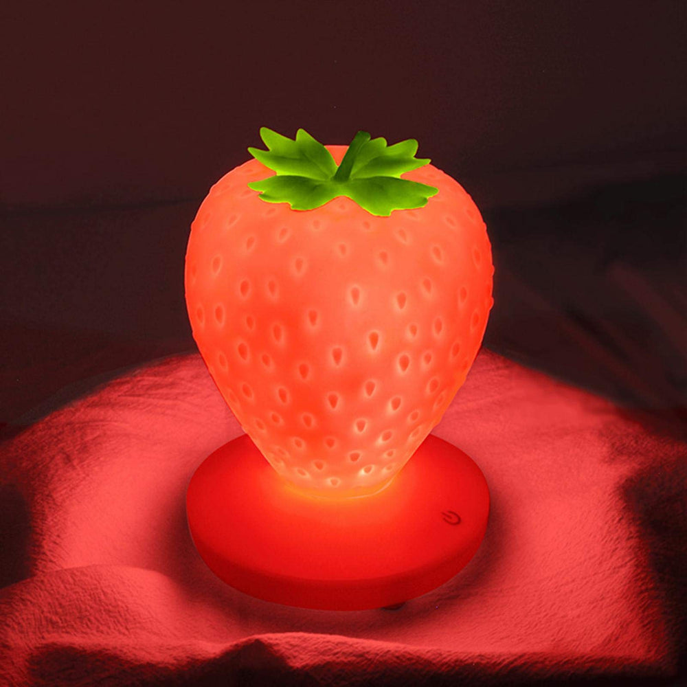 LVOERTUIG Strawberry Night Light offering a soft, friendly bedside glow