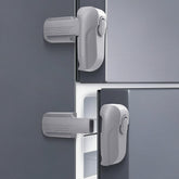 Lwuzkdo fridge lock dual mode secures doors while allowing adult access.