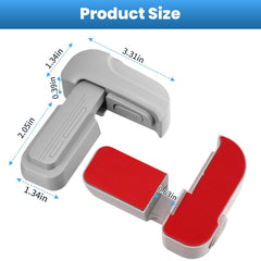 Lwuzkdo sticky adhesive pads provide strong hold with residue-free removal.