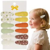 LXC YIZHIFA floral snap clip with rose pattern for gentle styling