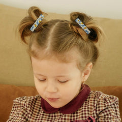 LXC YIZHIFA tiny 1.97-inch clip fits fine toddler hair