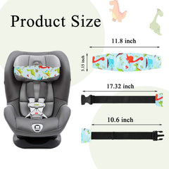LXPKKIG elephant head support provides soft support for restful car rides.