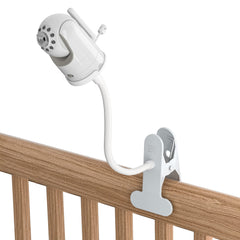 Lyeiaa baby monitor mount offers a 360-degree rotate clip for crib viewing