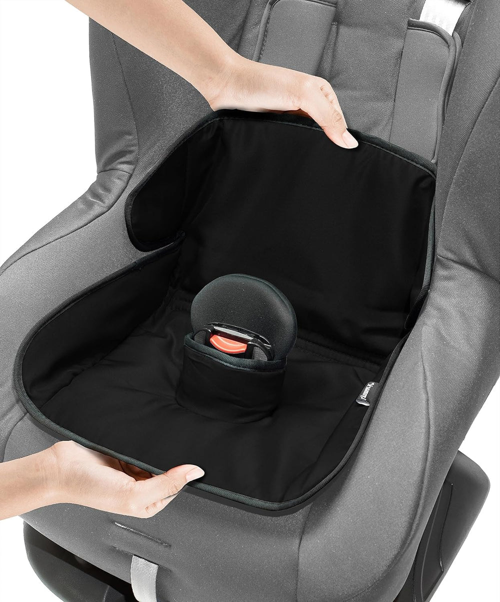 Lynmark potty-training car seat protector cover provides spill protection on trips
