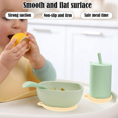 Lyreh yellow suction cups grip bowls and toys securely.