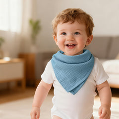 LYRICHOM BABY breathable muslin blanket keeps baby comfortable
