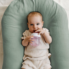 LYRICHOM bassinet sheets with encased 360 elastic for a secure fit
