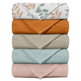 LYRICHOM Baby muslin swaddle blanket soft texture with gentle touch benefits