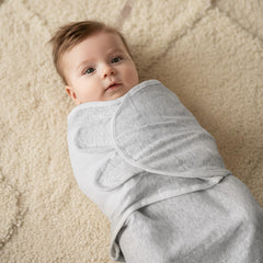 LYRICHOM BABY adjustable wings highlight customizable fit to calm startle reflexes