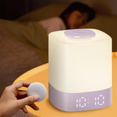 Lyridz LED nursery night light with remote for easy on/off from bed.