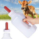 LZWUNYXE screw nipple calf bottle with handle for easy on-farm feeding