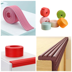 M2cbridge corner protection foam red cushions sharp furniture edges.