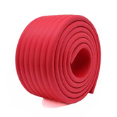 M2cbridge edge guard foam red protects table corners from impact.