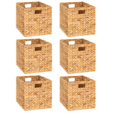 M4DECOR water hyacinth basket on shelf for tidy toy and book storage