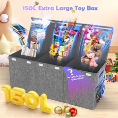 Mabahoo lid design provides quick access for busy playrooms