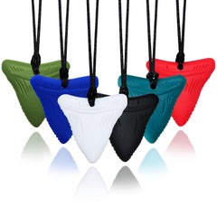 MaberryTech Direct 6-pack chew necklaces packshot showing all styles for sensory use